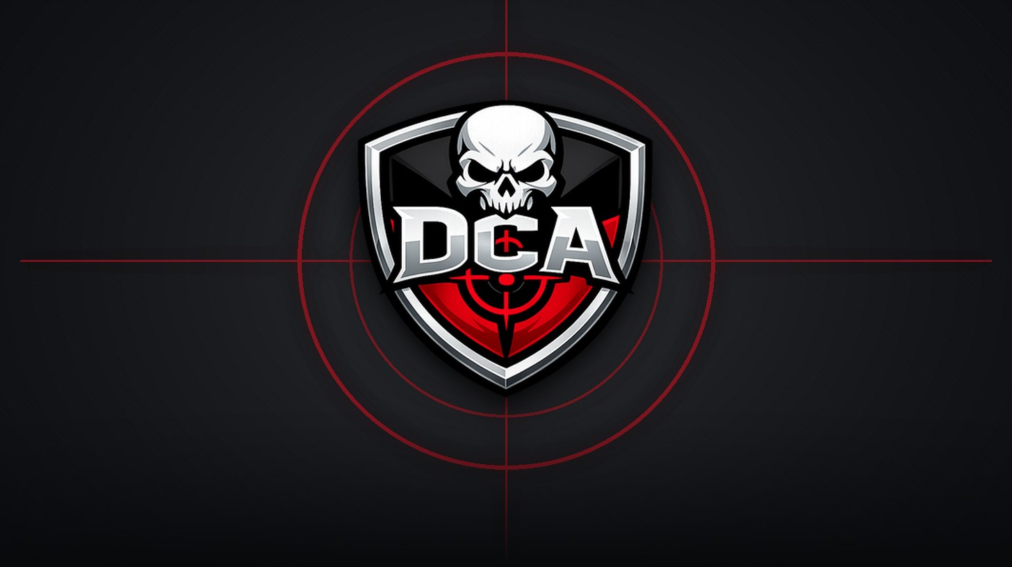 Dead Center Apps skull shield over a red bullseye